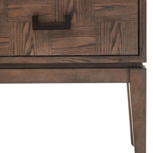 Maya One Drawer Antique Grey Side Table
