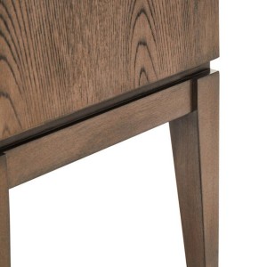 Maya One Drawer Antique Grey Side Table