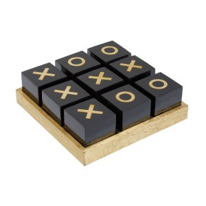 Beckford Games Black and Gold Noughts and Crosses