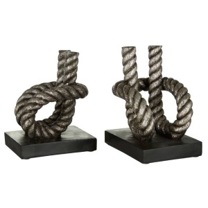 Petra Set of Rope Bookends