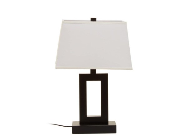 Leo Black and White Table Lamp