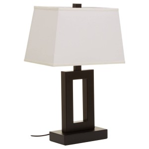 Leo Black and White Table Lamp