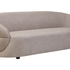 Farrah Taupe Chenille Three Seater Sofa