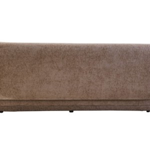 Kyle Deep Stone Chenille Curved Three Seater Sofa