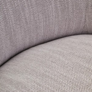 Barca Textured Grey Curved Swivel Chair