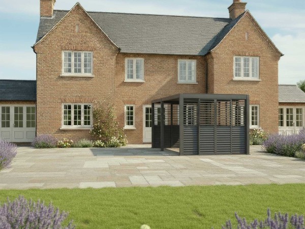 Nova - Titan Louver Sliding Doors for 3m Side - Grey