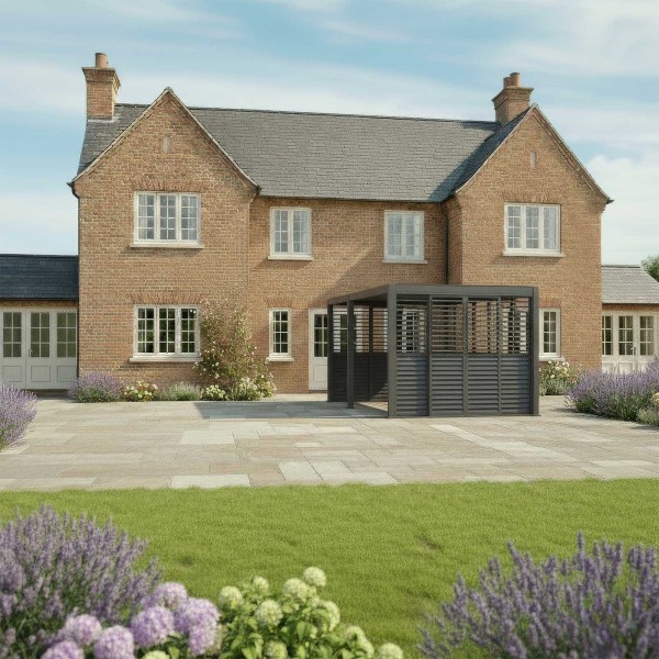 Nova - Titan Louver Sliding Doors for 3m Side - Grey