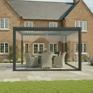 Nova - Titan 3m Glass Sliding Doors - Grey