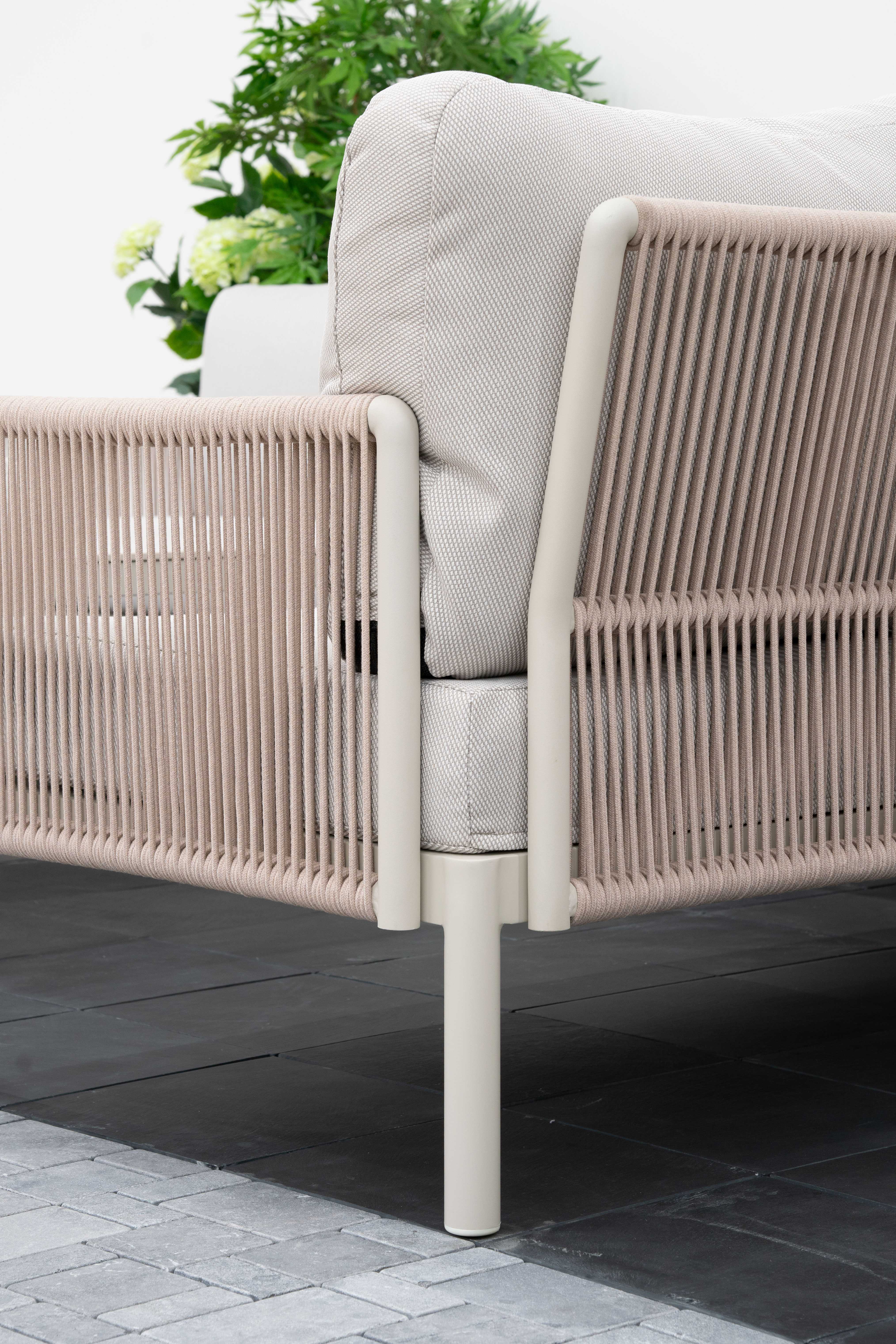 Nova - Hayden 3 Seater Sofa Set with Rectangular Coffee Table - Pebble