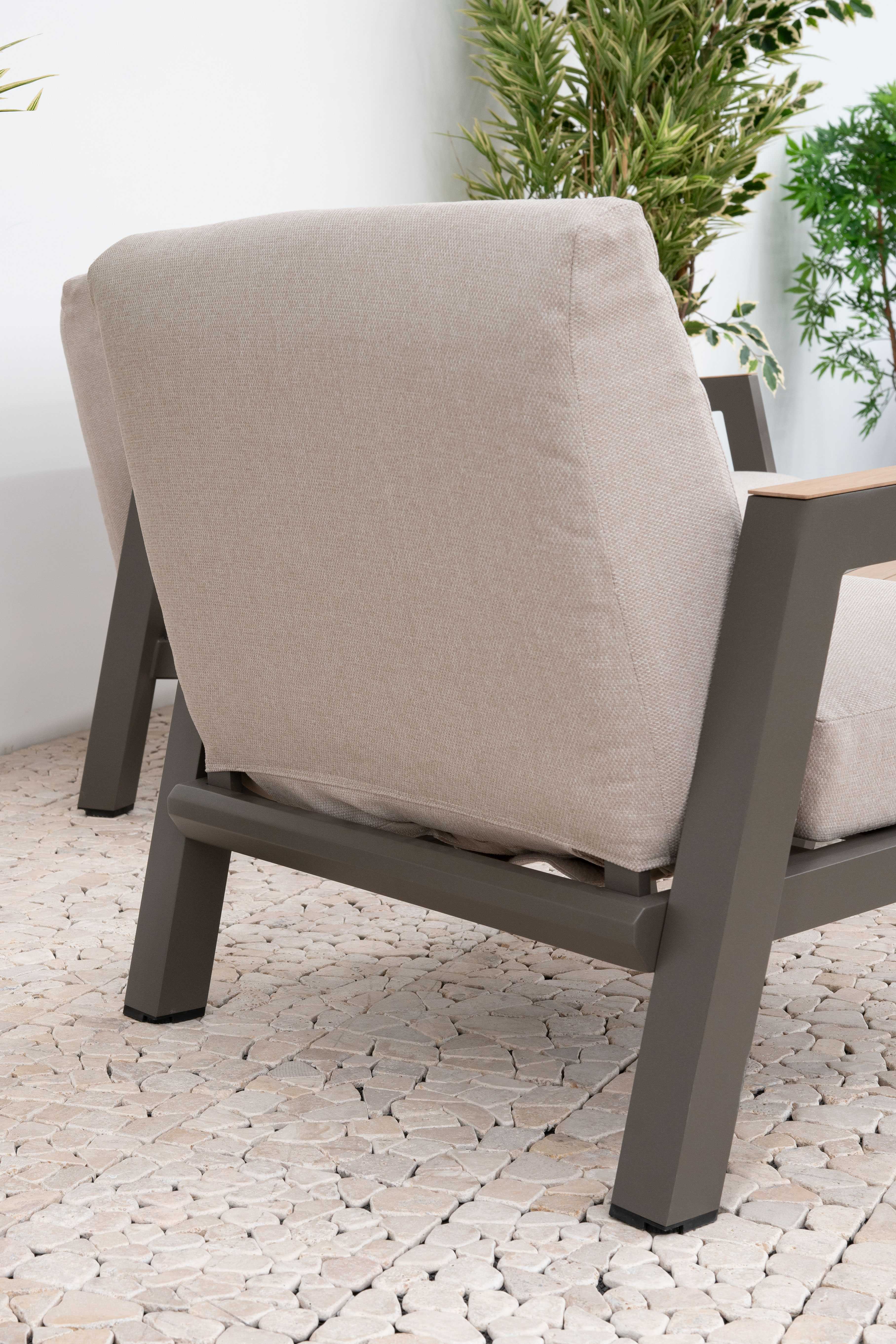 Nova - Hunter 3 Seater Sofa Set with Rectangular Coffee Table - Bronze