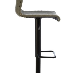 Dakota Set Of Two High Back Ash Bar Stools