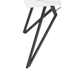 Westley Marble Effect Dining Table with 6 Chairs Set