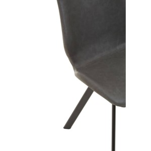 Maya Round Marble Effect Dining Table with 6 Chairs Set