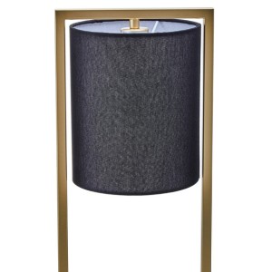 Leia Black Shade With Gold Finish Metal Frame Table Lamp