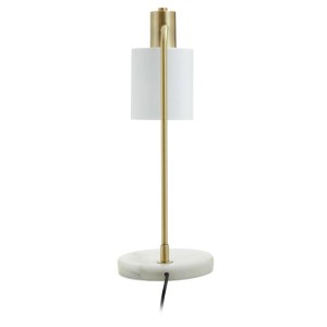 Nadene White Shade Desk Lamp