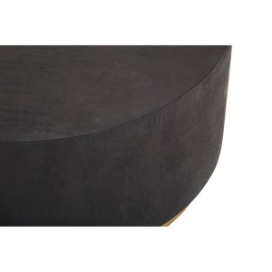 Narli Black And Gold Concrete Look Coffee Table
