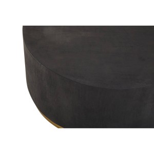 Narli Black And Gold Concrete Look Coffee Table