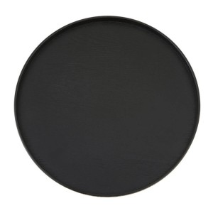 Bari Large Black Fir Wood Tray