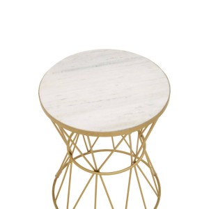 Rene Side Table With Pinched Base