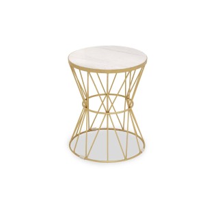 Rene Side Table With Pinched Base