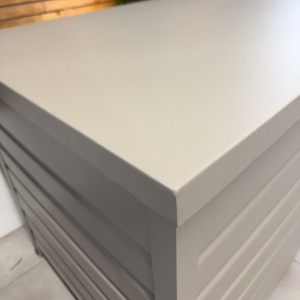 Chimes - Aluminium Cushion Storage Box - Cream