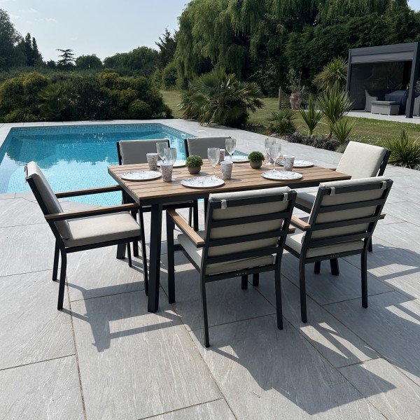 Nova - Heidi 6 Seat Rectangular Dining Set