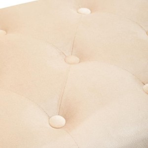 Larin Stone Velvet Ottoman Storage Bench