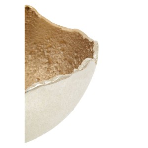 Darcy Small Nickel and Gold Finish Bowl