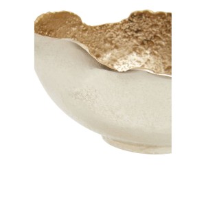 Darcy Small Nickel and Gold Finish Bowl