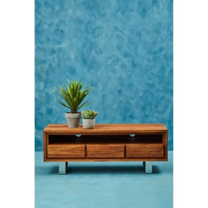 Surie Acacia Wood Media Unit