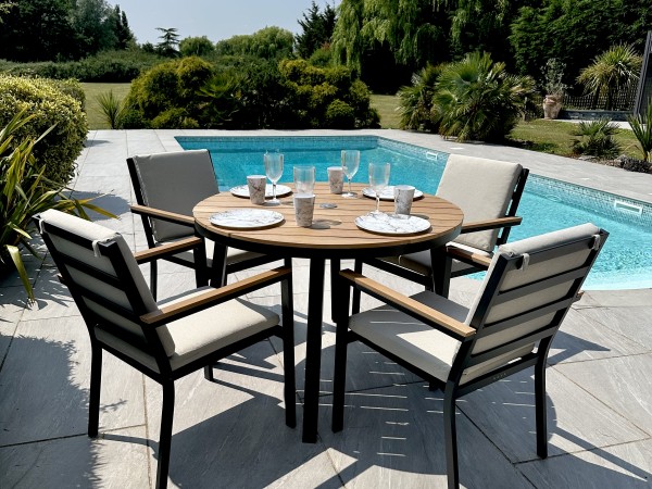 Nova - Heidi 4 Seat Round Dining Set