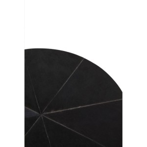 Chelsea Townhouse Hair on Leather Round Side Table