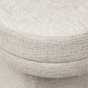 45cm Taupe Chenille Bench