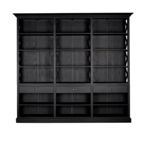 Libra Black Birchwood Large Cabinet