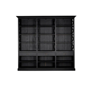 Libra Black Birchwood Large Cabinet