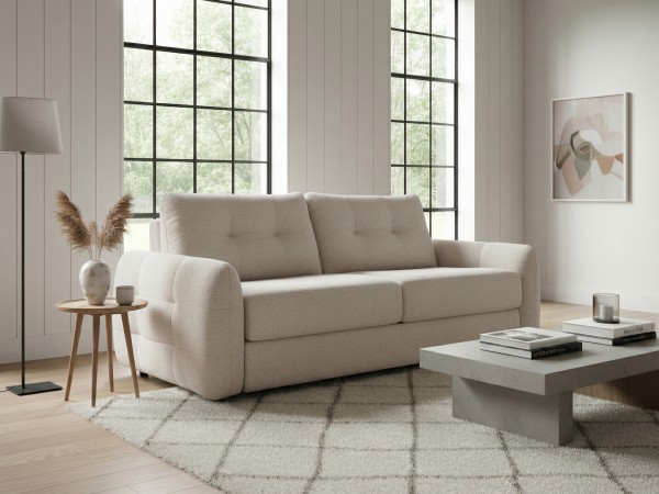 Rhodes Sofabed Beige 3 Seater