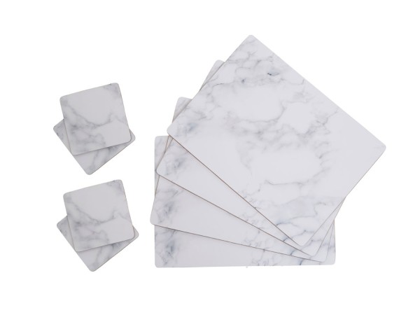 Chimes - 8 Piece Cork Placemats And Coasters