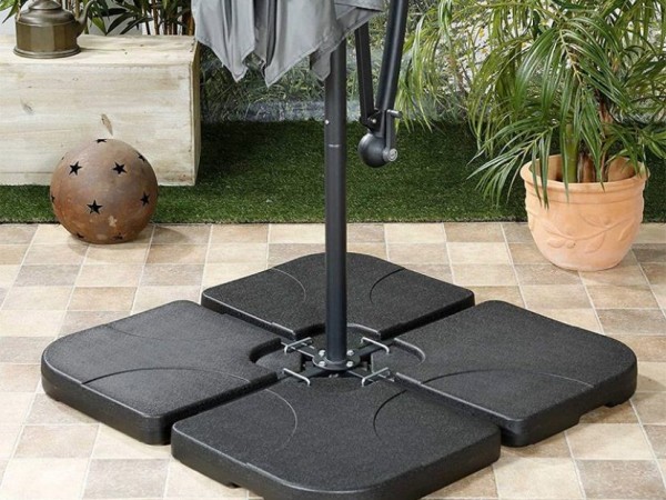 Chimes - Cantilever Parasol Base - 80kg Sand & Water Fillable Slabs