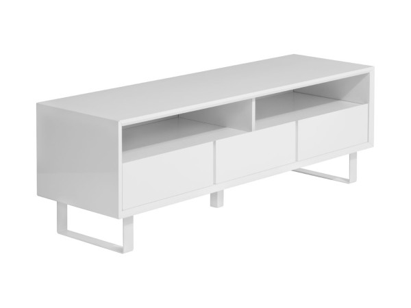 Chimes - Clara White High Gloss Media Cabinet